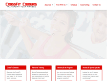 Tablet Screenshot of crossfitcobourg.com